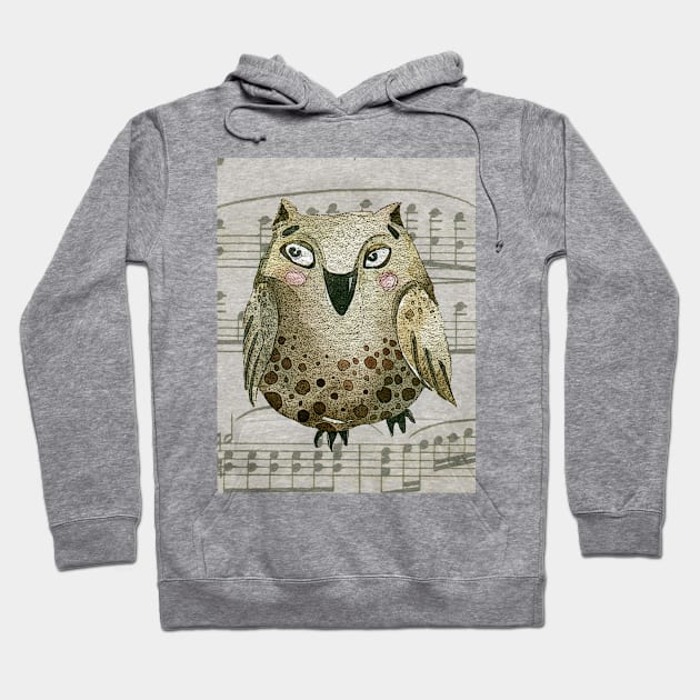 Owl Music Hoodie by iskybibblle